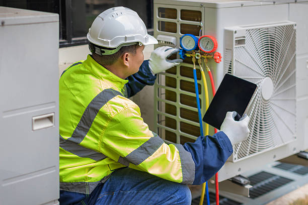 Professional Ductwork Repair technician working in Lake Hill, NY
